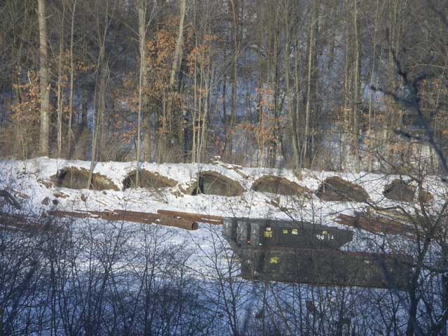 Another view of roadside coke oven structures