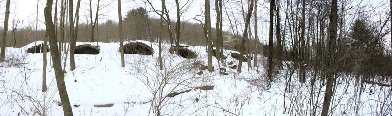 Panoramic view of the entire Walston coke oven site