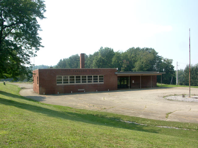 Banks Canoe School building, the last school to close in 2003