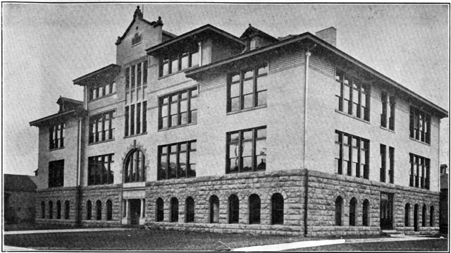 Punxsutawney High School building from 1909
